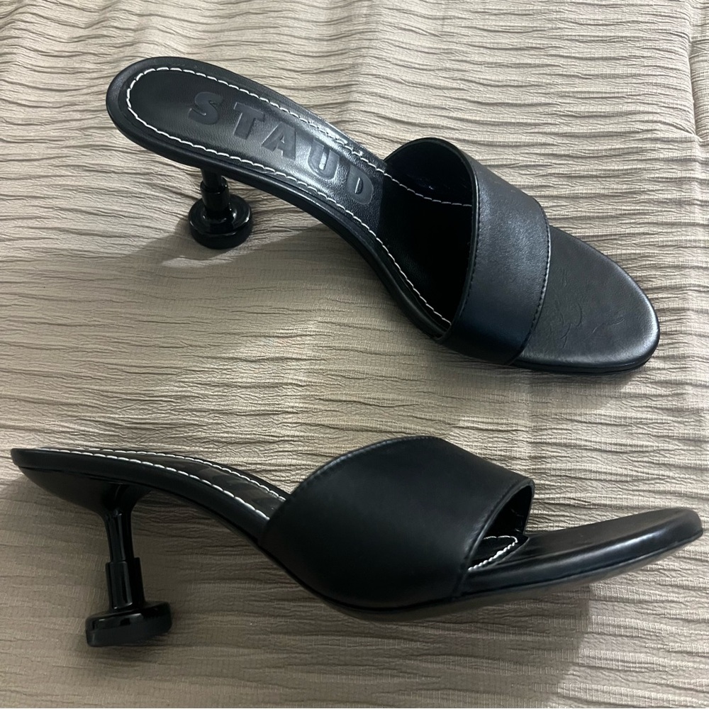 STAUD Black Heels